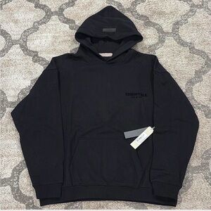 Essentials Classic Black Hoodie
